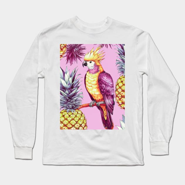 Pink Paradiso Long Sleeve T-Shirt by SusannesArtShop